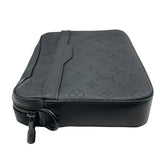 ルイ・ヴィトン LOUIS VUITTON トリオ・メッセンジャー M46602 ノワール モノグラム・シャドウ メンズ メッセンジャーバッグ