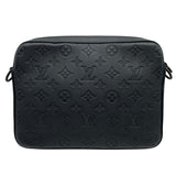 ルイ・ヴィトン LOUIS VUITTON トリオ・メッセンジャー M46602 ノワール モノグラム・シャドウ メンズ メッセンジャーバッグ