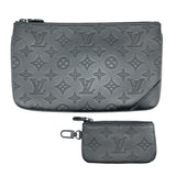 ルイ・ヴィトン LOUIS VUITTON トリオ・メッセンジャー M46602 ノワール モノグラム・シャドウ メンズ メッセンジャーバッグ