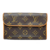ルイ・ヴィトン LOUIS VUITTON ポシェットフロランティーヌ M51855 ブラウン モノグラムキャンバス レディース ポーチ