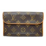 ルイ・ヴィトン LOUIS VUITTON ポシェットフロランティーヌ M51855 ブラウン モノグラムキャンバス レディース ポーチ