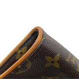 ルイ・ヴィトン LOUIS VUITTON ポシェットフロランティーヌ M51855 ブラウン モノグラムキャンバス レディース ポーチ