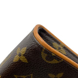 ルイ・ヴィトン LOUIS VUITTON ポシェットフロランティーヌ M51855 ブラウン モノグラムキャンバス レディース ポーチ