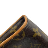 ルイ・ヴィトン LOUIS VUITTON ポシェットフロランティーヌ M51855 ブラウン モノグラムキャンバス レディース ポーチ
