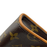 ルイ・ヴィトン LOUIS VUITTON ポシェットフロランティーヌ M51855 ブラウン モノグラムキャンバス レディース ポーチ