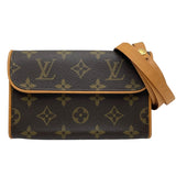 ルイ・ヴィトン LOUIS VUITTON ポシェットフロランティーヌ M51855 ブラウン モノグラムキャンバス レディース ポーチ