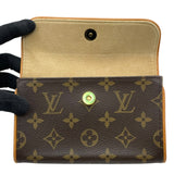 ルイ・ヴィトン LOUIS VUITTON ポシェットフロランティーヌ M51855 ブラウン モノグラムキャンバス レディース ポーチ