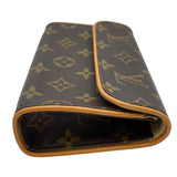 ルイ・ヴィトン LOUIS VUITTON ポシェットフロランティーヌ M51855 ブラウン モノグラムキャンバス レディース ポーチ