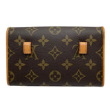 ルイ・ヴィトン LOUIS VUITTON ポシェットフロランティーヌ M51855 ブラウン モノグラムキャンバス レディース ポーチ
