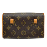 ルイ・ヴィトン LOUIS VUITTON ポシェットフロランティーヌ M51855 ブラウン モノグラムキャンバス レディース ポーチ