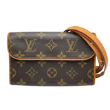 ルイ・ヴィトン LOUIS VUITTON ポシェットフロランティーヌ M51855 ブラウン モノグラムキャンバス レディース ポーチ