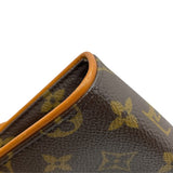 ルイ・ヴィトン LOUIS VUITTON ポシェットフロランティーヌ M51855 ブラウン モノグラムキャンバス レディース ポーチ