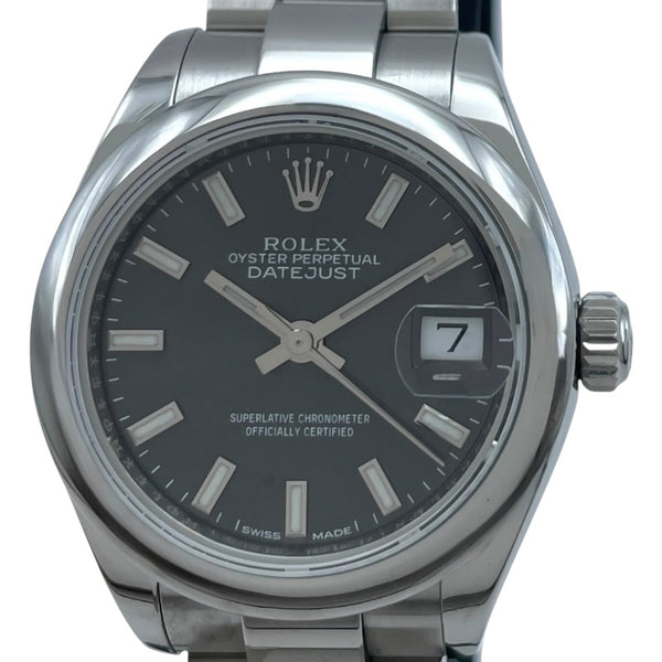 ロレックス ROLEX デイトジャスト28ダークグレー 279160 ダークグレー ステンレススチール レディース 腕時計 ロレックス ROLEX デイトジャスト28 279160 ダークグレー SS 自動巻き
