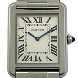 カルティエ Cartier タンクソロ SM W5200013 シルバー SS クオーツ レディース 腕時計