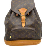 ルイ・ヴィトン LOUIS VUITTON ミニモンスリ M51137 ブラウン モノグラム レディース リュック・デイパック