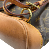 ルイ・ヴィトン LOUIS VUITTON モンスリMM M51136 ブラウン モノグラム レディース リュック・デイパック