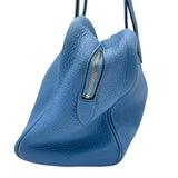 エルメス HERMES ヴィクトリア35 □R刻 ブルーパ トリヨン レディース ハンドバッグ