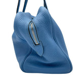 エルメス HERMES ヴィクトリア35 □R刻 ブルーパ トリヨン レディース ハンドバッグ