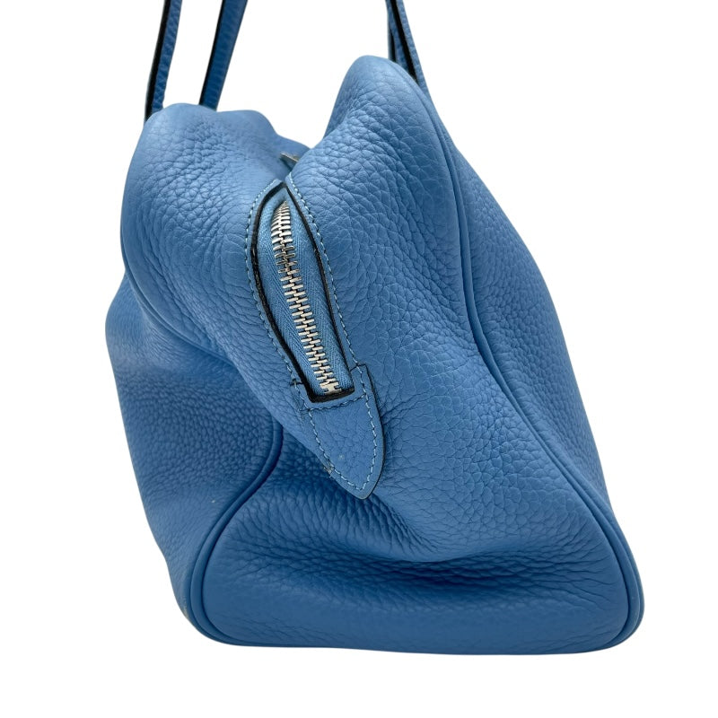 エルメス HERMES ヴィクトリア35 □R刻 ブルーパラダイス トリヨン