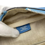 エルメス HERMES ヴィクトリア35 □R刻 ブルーパ トリヨン レディース ハンドバッグ