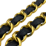 シャネル CHANEL ココマークチェーントート ブラック ゴールド金具 ラム レディース トートバッグ