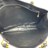 シャネル CHANEL ココマークチェーントート ブラック ゴールド金具 ラム レディース トートバッグ