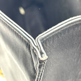 シャネル CHANEL ココマークチェーントート ブラック ゴールド金具 ラム レディース トートバッグ