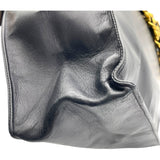 シャネル CHANEL ココマークチェーントート ブラック ゴールド金具 ラム レディース トートバッグ