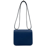 エルメス HERMES コンスタンス3ミニ K刻 ブルータイ SV金具 エプソン レディース ショルダーバッグ