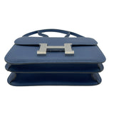 エルメス HERMES コンスタンス3ミニ K刻 ブルータイ SV金具 エプソン レディース ショルダーバッグ