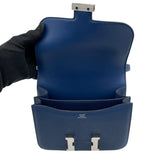 エルメス HERMES コンスタンス3ミニ K刻 ブルータイ SV金具 エプソン レディース ショルダーバッグ