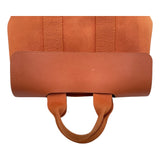 エルメス HERMES ヴァルパラインPM オレンジ SV金具 トワル レディース ハンドバッグ