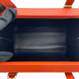 ロエベ LOEWE ポスタルシティバッグオープン記念限定モデル テラコッタ GD金具 レザー レディース ハンドバッグ