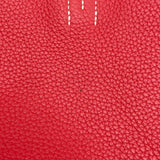 エルメス HERMES ドゥブルセンス36 □F刻印 ルビー×ブーゲンビリア トリヨン レディース トートバッグ