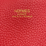 エルメス HERMES ドゥブルセンス36 □F刻印 ルビー×ブーゲンビリア トリヨン レディース トートバッグ