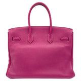 エルメス HERMES バーキン35 □O刻印 トスカ SV金具 トゴ レディース ハンドバッグ