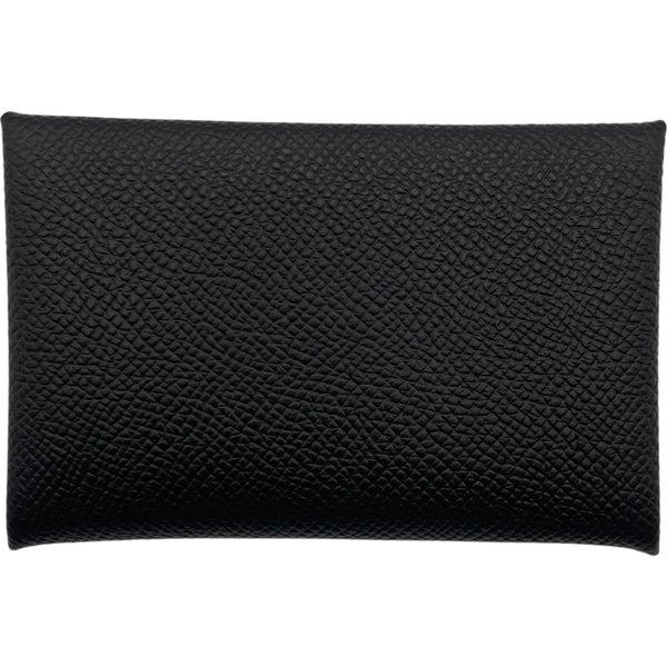 エルメス HERMES カルヴィ W刻 ブラック SV金具 エプソン メンズ カードケース エルメス HERMES カルヴィ W刻 ブラック SV金具 エプソン メンズ