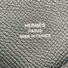 エルメス HERMES カルヴィ W刻 ブラック SV金具 エプソン メンズ カードケース