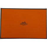 エルメス HERMES カルヴィデュオ W刻 ブルーイドラ SV金具 シェーブル レディース 二つ折り財布