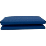 エルメス HERMES カルヴィデュオ W刻 ブルーイドラ SV金具 シェーブル レディース 二つ折り財布