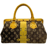 ルイ・ヴィトン LOUIS VUITTON アンジェニュー M92712 ブラウン トロンプイユ レディース ハンドバッグ