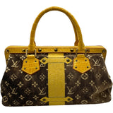 ルイ・ヴィトン LOUIS VUITTON アンジェニュー M92712 ブラウン トロンプイユ レディース ハンドバッグ