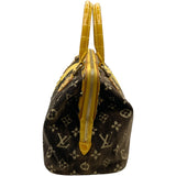 ルイ・ヴィトン LOUIS VUITTON アンジェニュー M92712 ブラウン トロンプイユ レディース ハンドバッグ