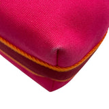 エルメス HERMES ブリッドアブラックPM ピンク SV金具 トワル レディース ポーチ