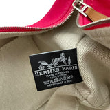 エルメス HERMES ブリッドアブラックPM ピンク SV金具 トワル レディース ポーチ