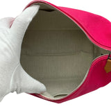 エルメス HERMES ブリッドアブラックPM ピンク SV金具 トワル レディース ポーチ