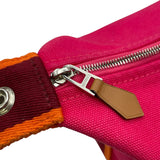 エルメス HERMES ブリッドアブラックPM ピンク SV金具 トワル レディース ポーチ