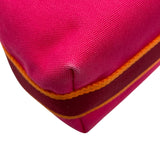 エルメス HERMES ブリッドアブラックPM ピンク SV金具 トワル レディース ポーチ