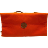 ロエベ LOEWE クッショントートバッグ オレンジ リネン・キャンバス レディース トートバッグ