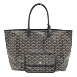 ゴヤール GOYARD サンルイPM ブラック ゴヤールコーティングキャンバス ユニセックス トートバッグ